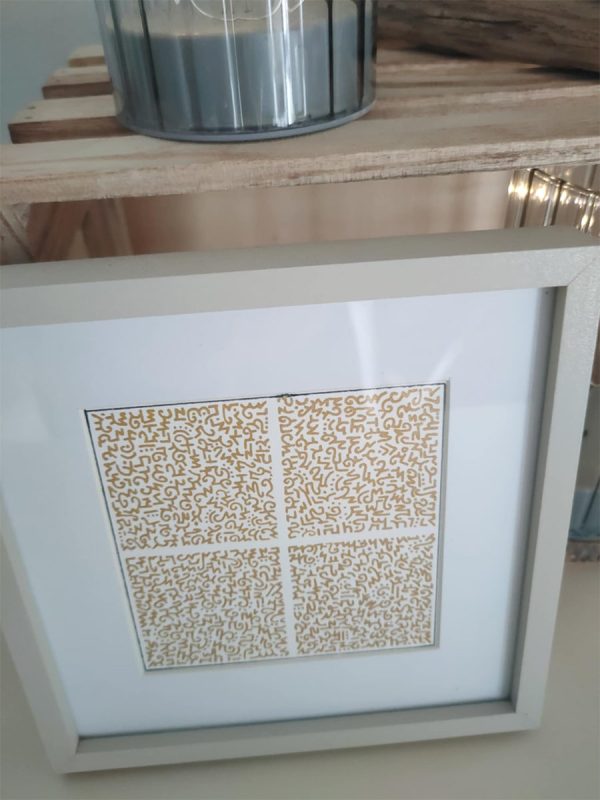 SymboGraph - carré doré - Créatif DECO-VI