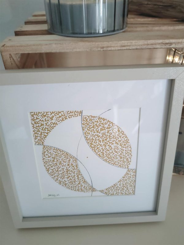 SymboGraph - cercle doré - Créatif DECO-VI