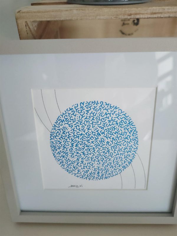 SymboGraph - rond bleu - Créatif DECO-VI