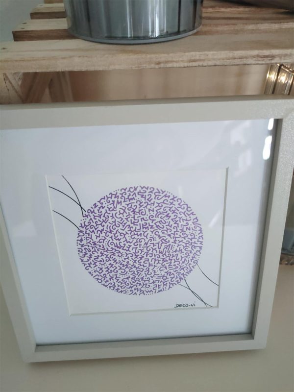 SymboGraph - rond violet - Créatif DECO-VI